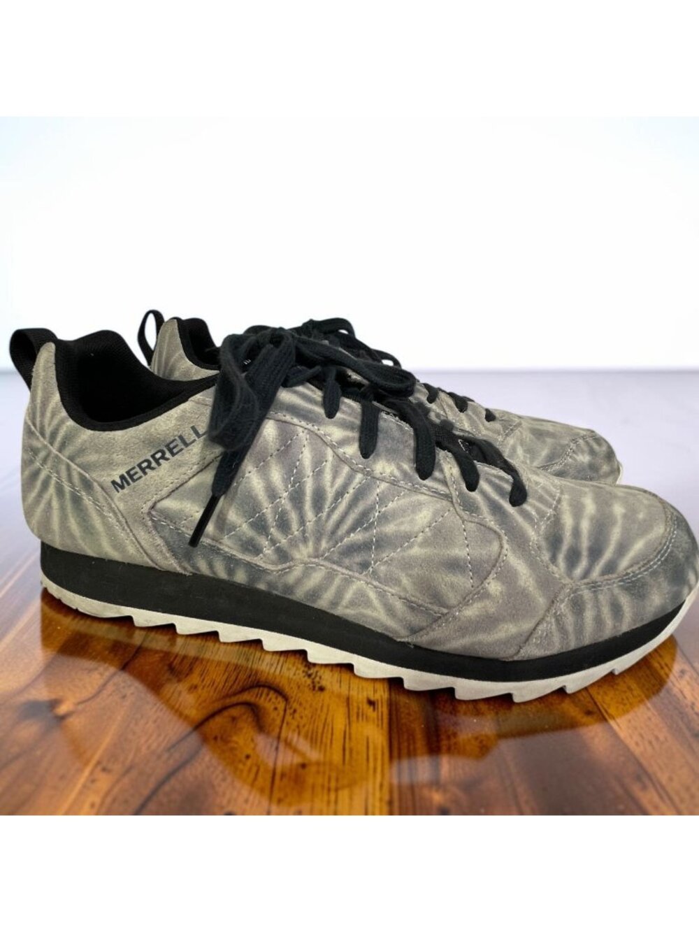 Merrell Alpine Sneakers Mens Size 10 Tie-Dye Gray Black Lace-Up Casual Shoes